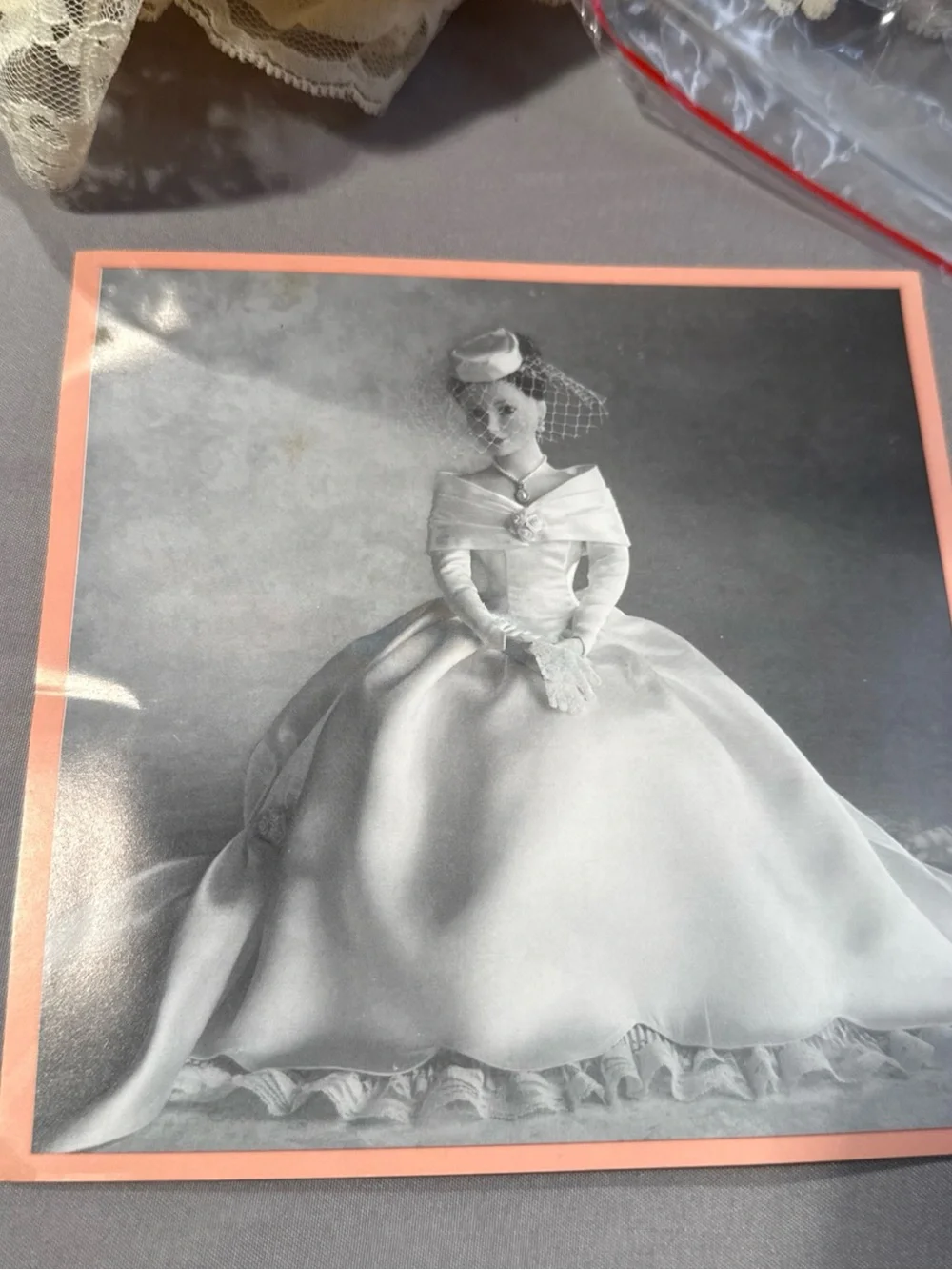 Ashton Drake Beth 1960’s wedding dress Collector Bride Doll in Cream Satin Gown